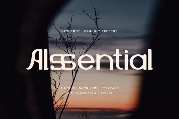 Alssential: A Modern Font for Elegant Design