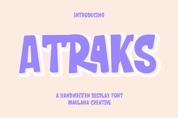 Atraks: A Stylish Slab Serif Font