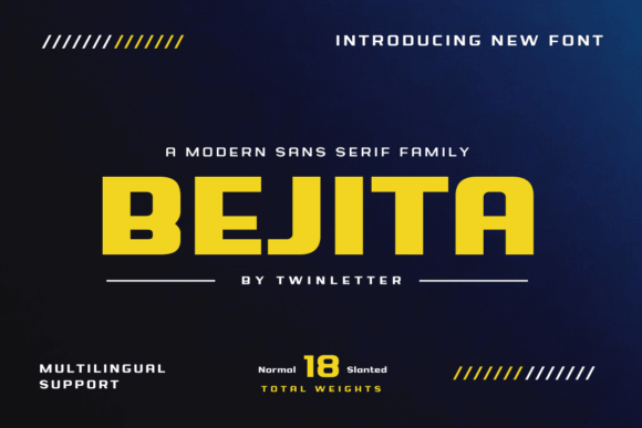 Bejita: A Modern Sans Serif for Editorial Design