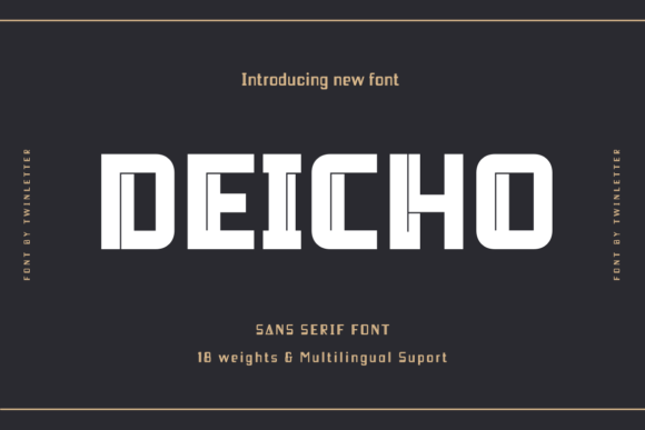 Deicho: A Font for Creative Makers