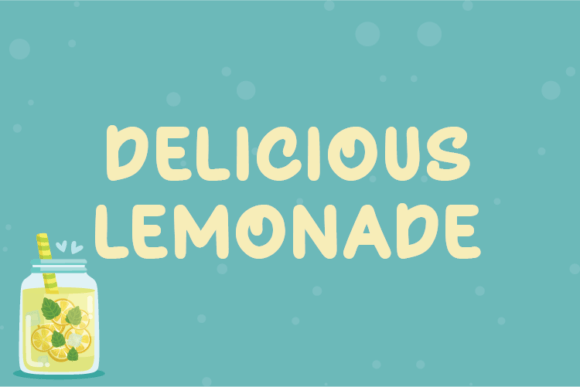 Delicious Lemonade Font