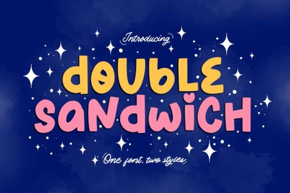 Double Sandwich Font: Playful Typography for Digital Marketing