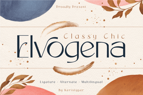 Elvogena: A Stylish Sans Serif Font