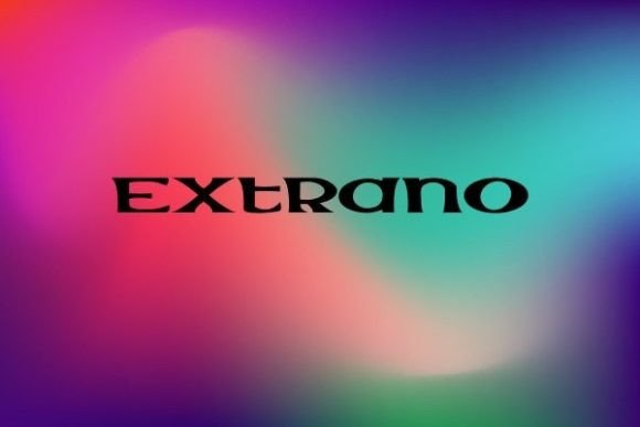 Extrano: A Bold Sans Serif for Creative Projects
