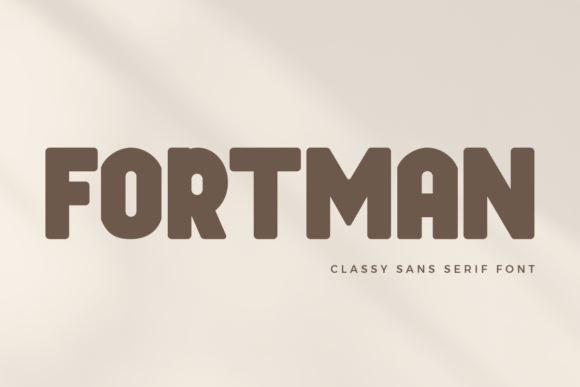 Fortman: A Font That Speaks Clearly
