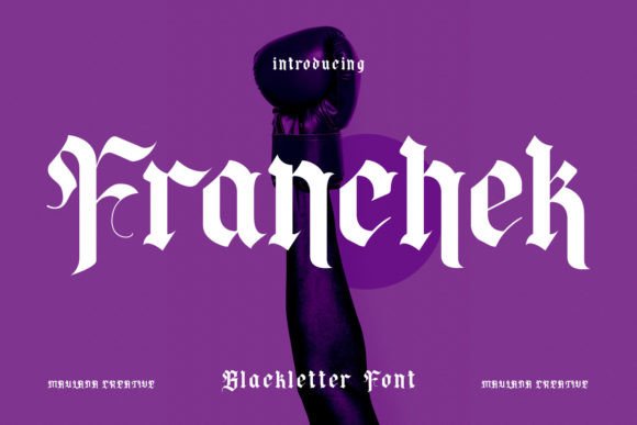 Franchek: A Bold Blackletter Font