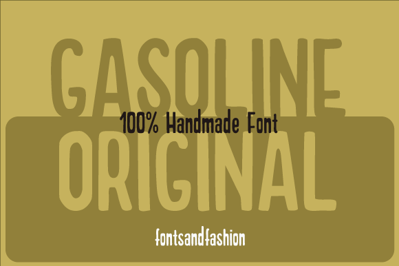 Gasoline Original: A Bold Font for Campaigns