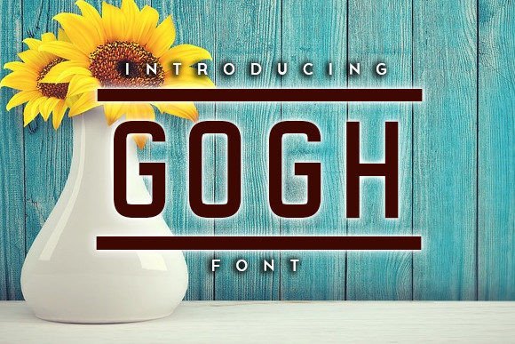 Gogh: A Bold Font for Strong Campaigns