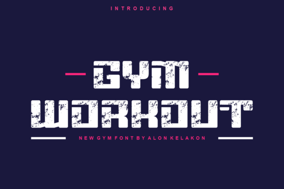 Gym Workout Font Review