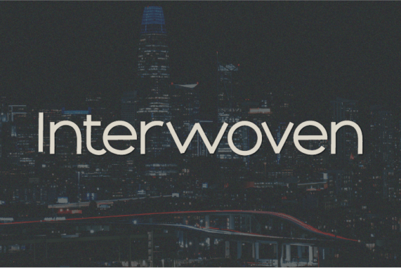 Interwoven: A Unique Sans Serif Typeface