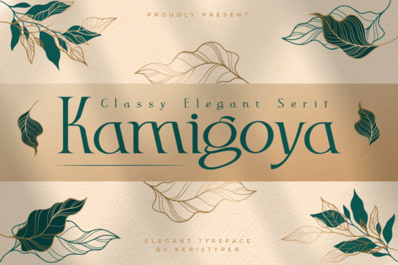 Kamigoya: A Classy Serif Font
