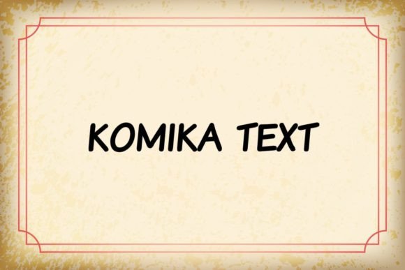 Komika Text: A Warm Font for Business Success