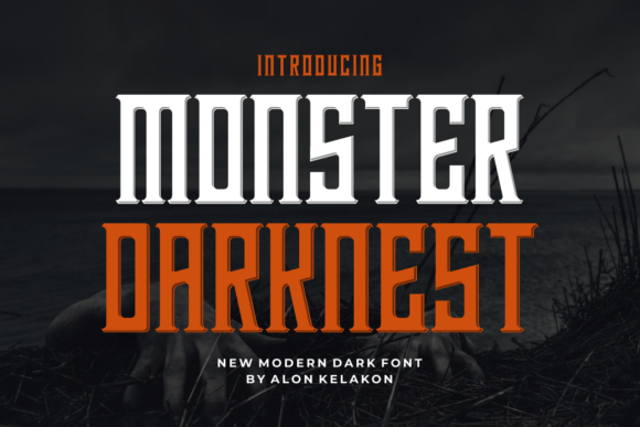 Monster Darknest: A Bold Font for Editorial Design