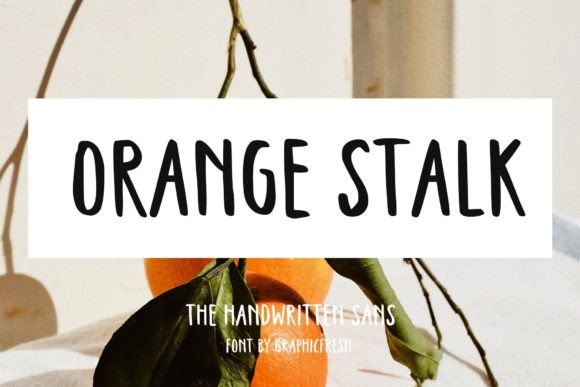 Orange Stalk Font for Bold Branding