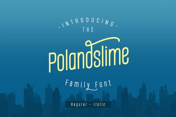 Polandslime: A Bold Sans Serif for Creative Projects