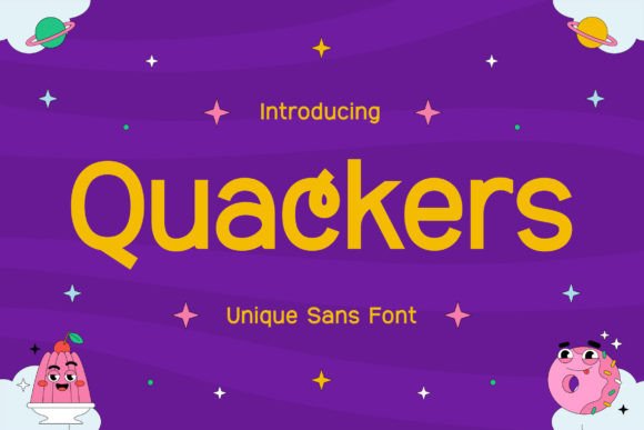 Quackers: A Modern Sans Font