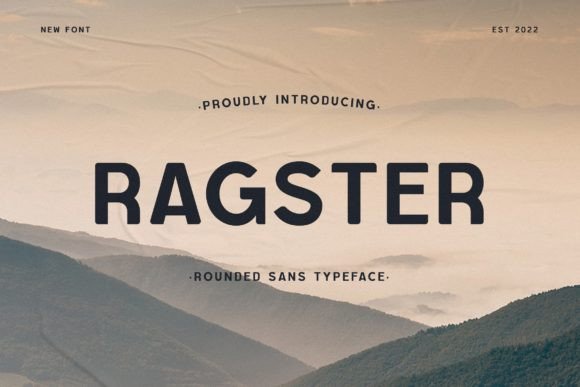Ragster: A Rounded Sans for Creative Projects