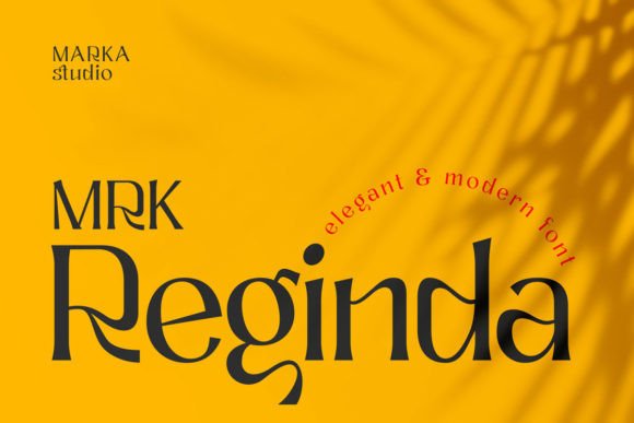 Reginda: A Psychedelic Sans Font