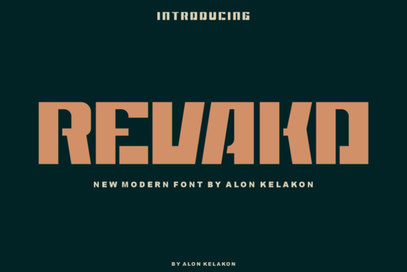 Revako: A Bold Sans Serif for Creative Projects