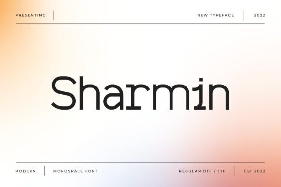 Sharmin: A Bold Display Font for Digital Marketing