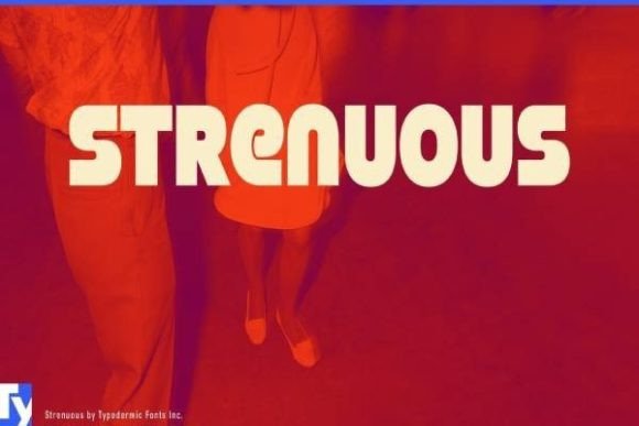 Strenuous: A Bold Font for Modern Marketing