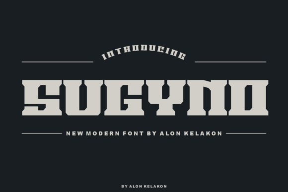 Sugyno Font for Business