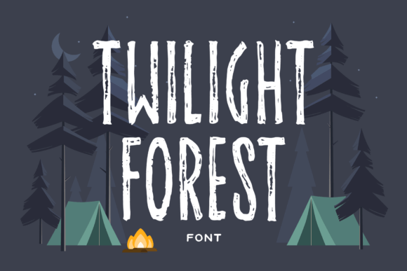 Twilight Forest Font for Bold Editorial Design