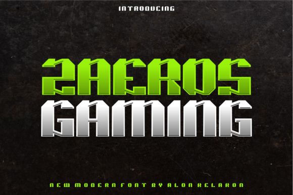 Zaeros Gaming: A Futuristic Font for Business
